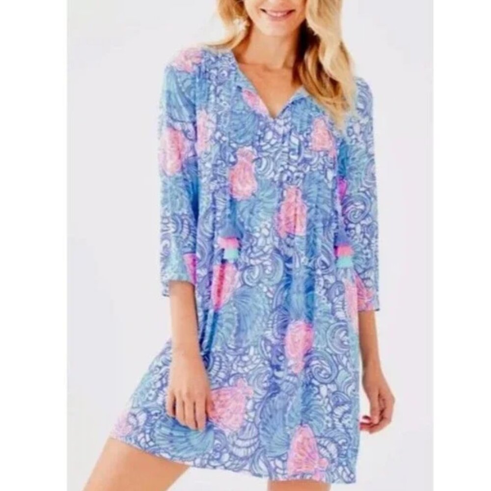 Lilly Pulitzer Marilina Tunic Dress in Raising Shells